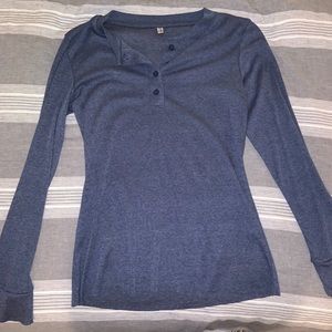 Dark Blue Long Sleeve Shirt